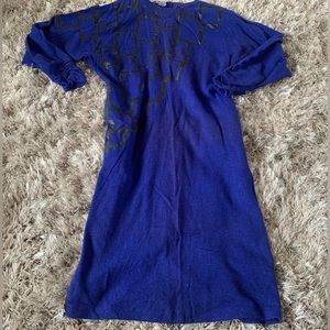 Vintage 1980’s blue dress size 6